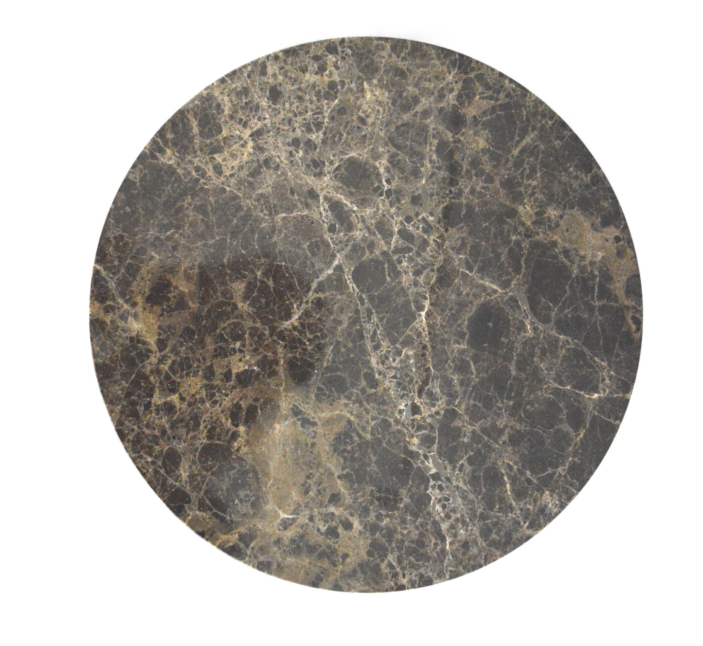 Mooisa marmer dienblad 30cm bruin